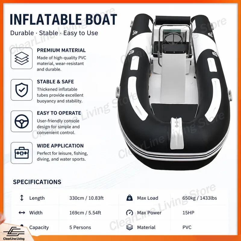 3,6M Aufblasbares Boot Fibergl – Fishing Boat Fiberglass Bewertung und Preis