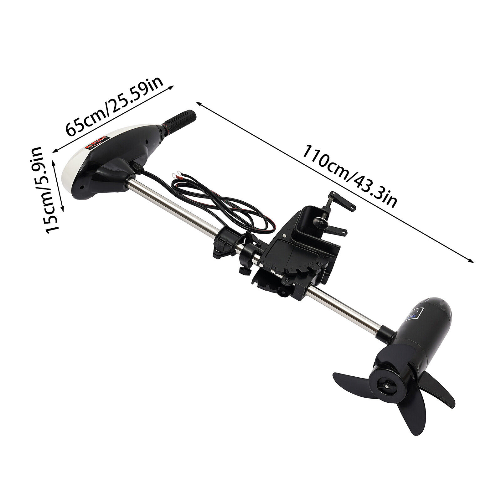 12V 65LBS Elektrischer Außenbo – Fishing Boat Outboard Motor Bewertung und Preis