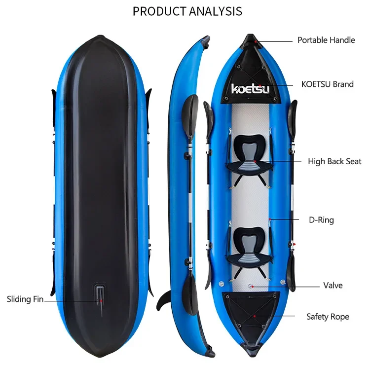 Koetsu 1-2 Personen aufblasbar – Fishing Boat Paddle Bewertung und Preis